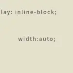 【CSS】 100%指定したdisplay: inline-block; の横幅を元に戻す方法